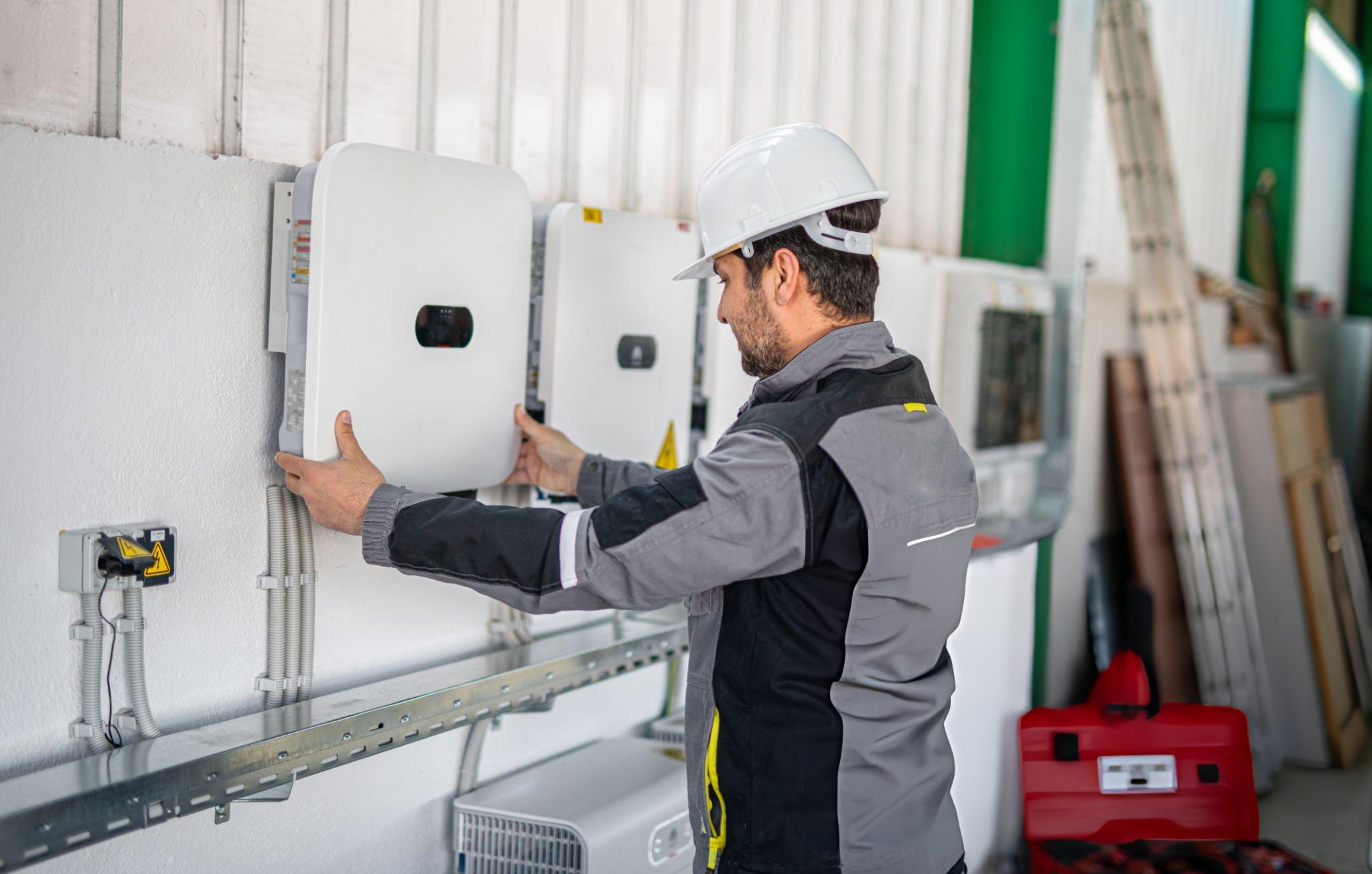 solar inverter wiring