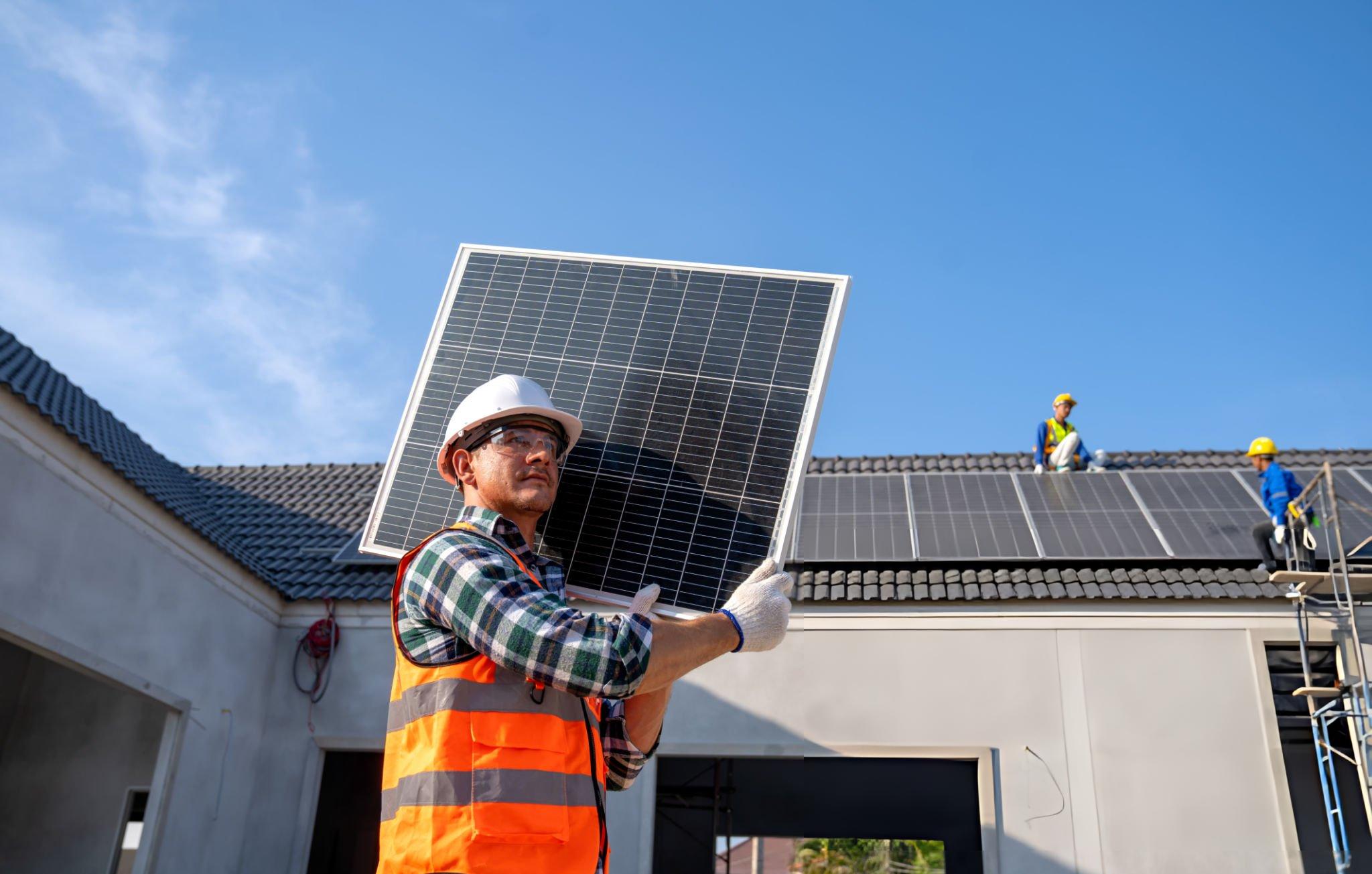 installing solar panels